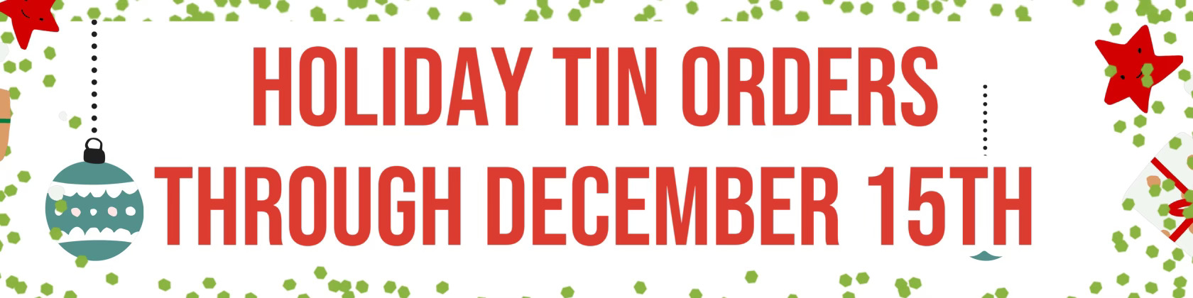 Holiday Tin Banner